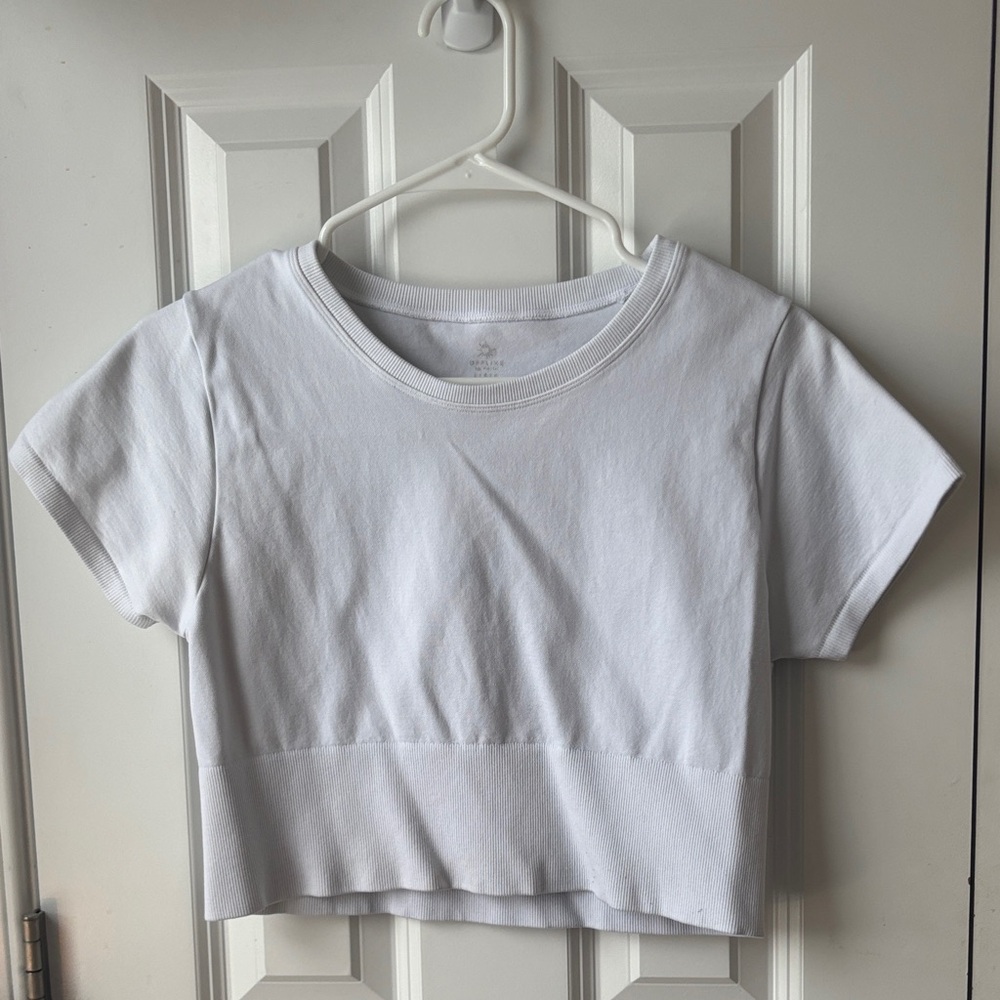 Aerie White Crop Top